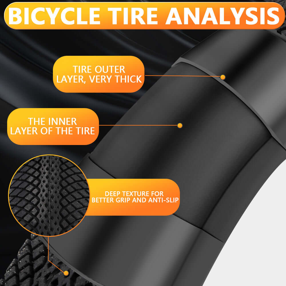 Tracer TR-WD-W1111 26x3.0/29*3.0 inches white wall tire