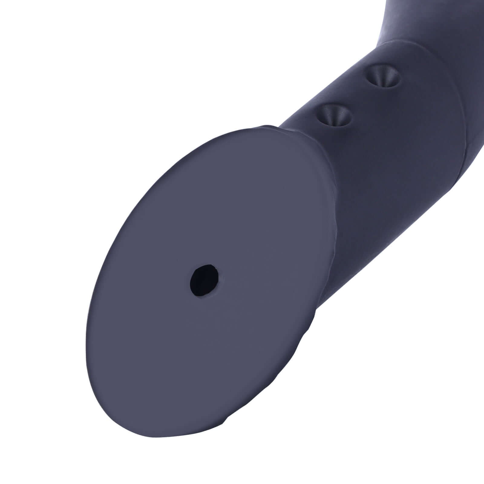 Close-up of the base of HRA-01B bicycle kickstand, showcasing its round shape and mounting hole.