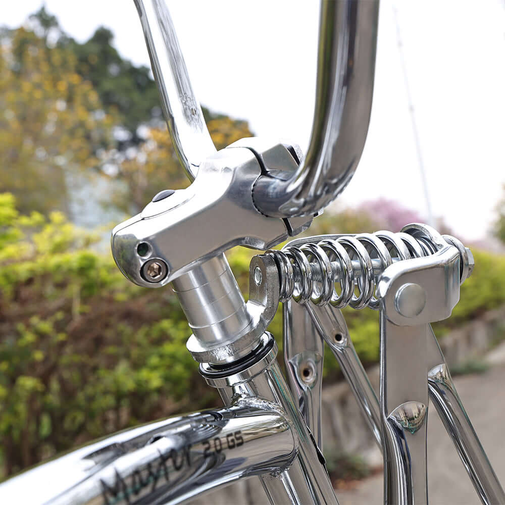 Master 2.0 GS Chrome Stretch Cruiser Bike 20 inch