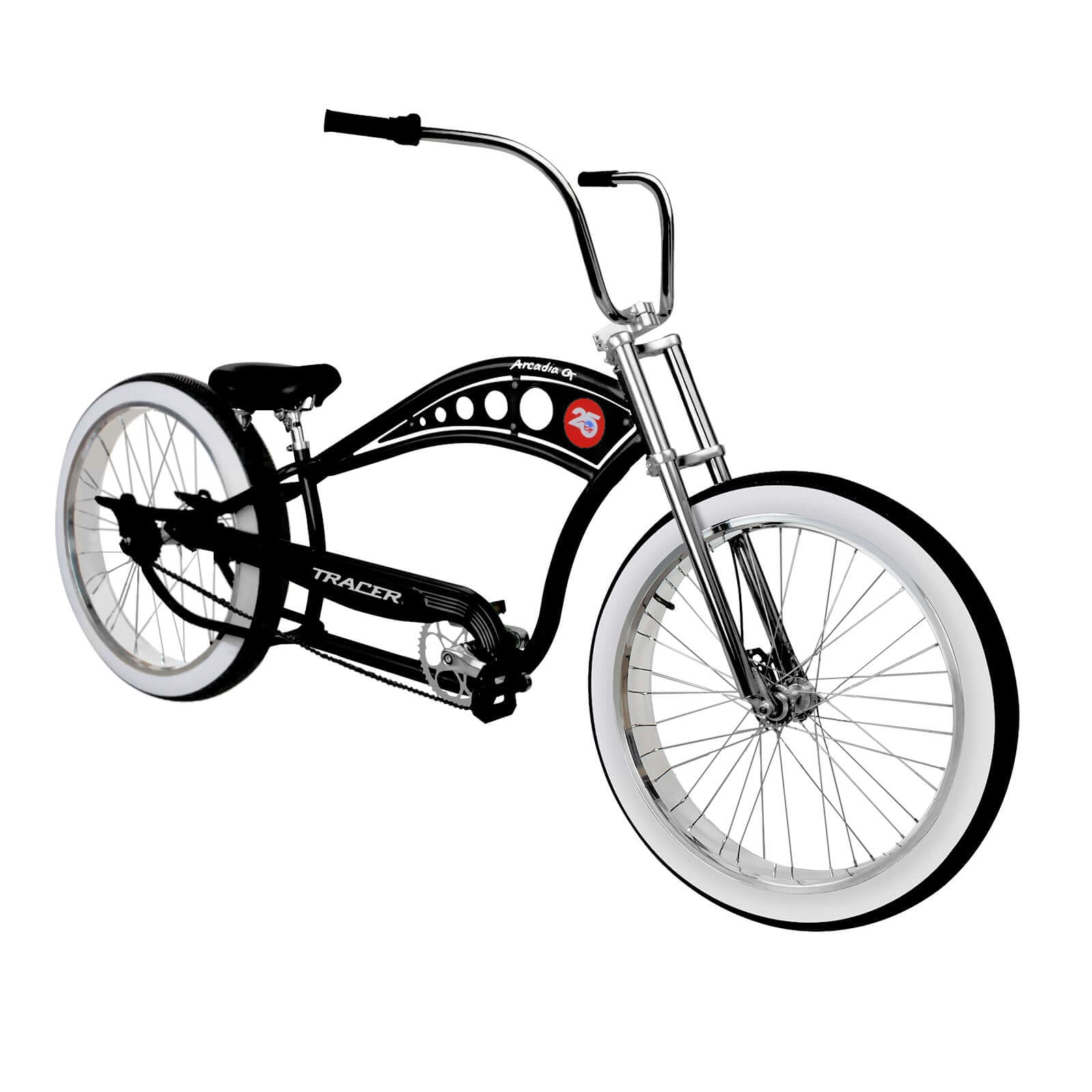 Tracer Arcadia GT Chopper Cruiser Bike 1 Speed