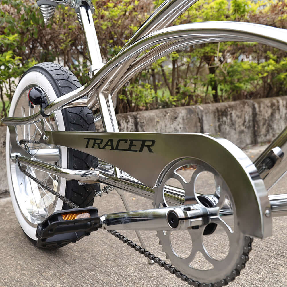 Master 2.0 GS Chrome Stretch Cruiser Bike 20 inch