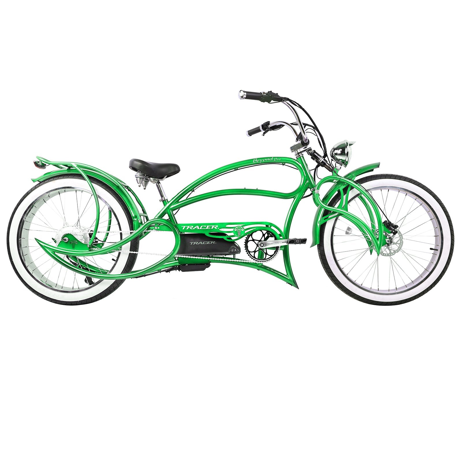 Tracer Beyond Pro 800W 26'' Classic Stretch Chopper EBike Tracer Bikes