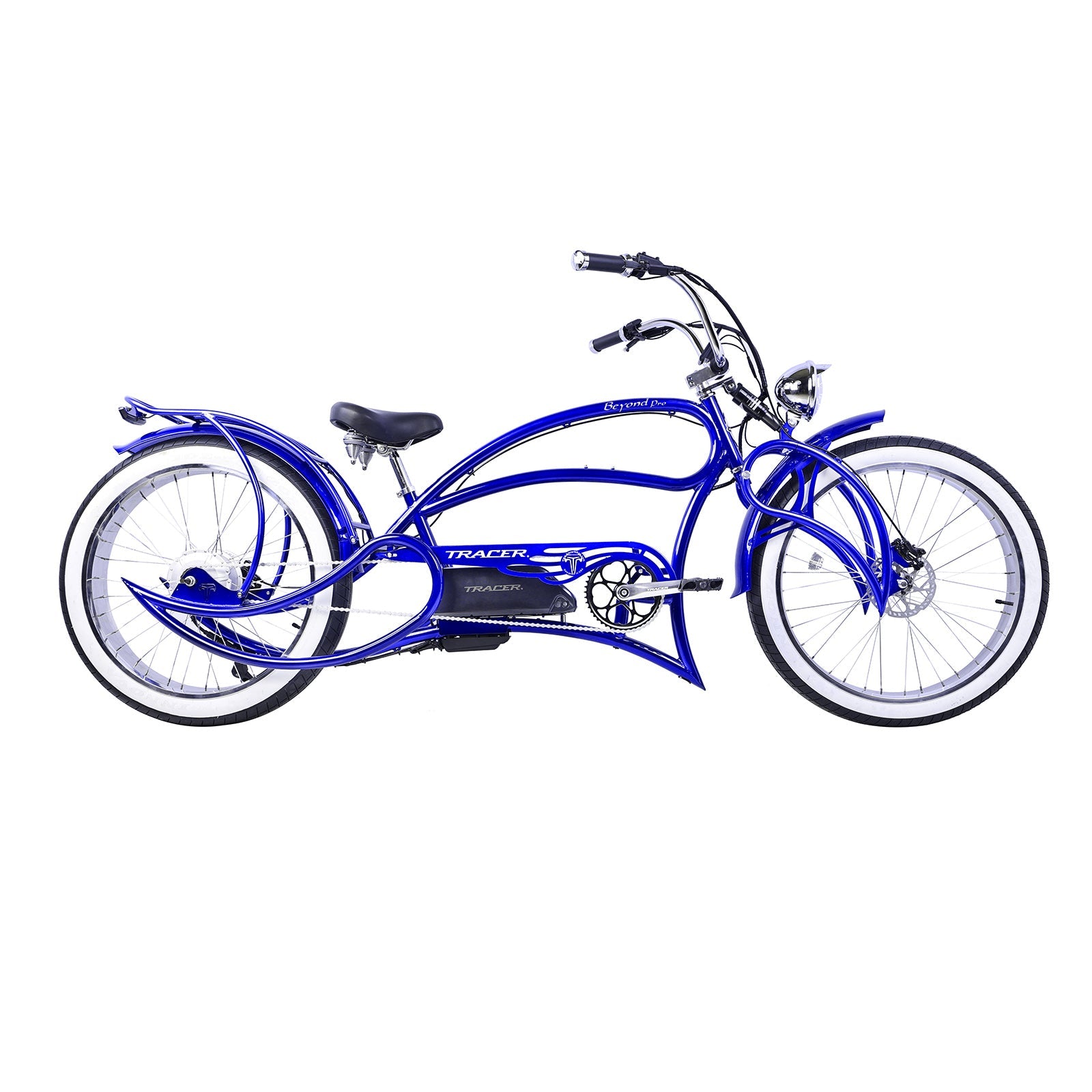 Tracer Beyond Pro 800W 26'' Classic Stretch Chopper EBike Tracer Bikes