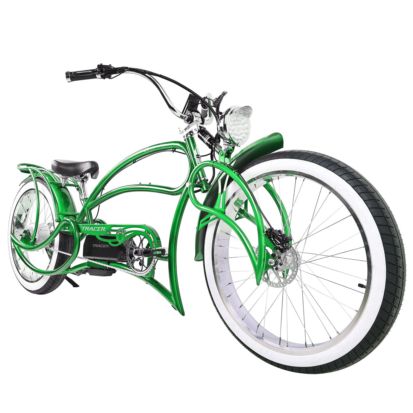 Tracer Beyond Pro 800W 26'' Classic Stretch Chopper EBike Tracer Bikes