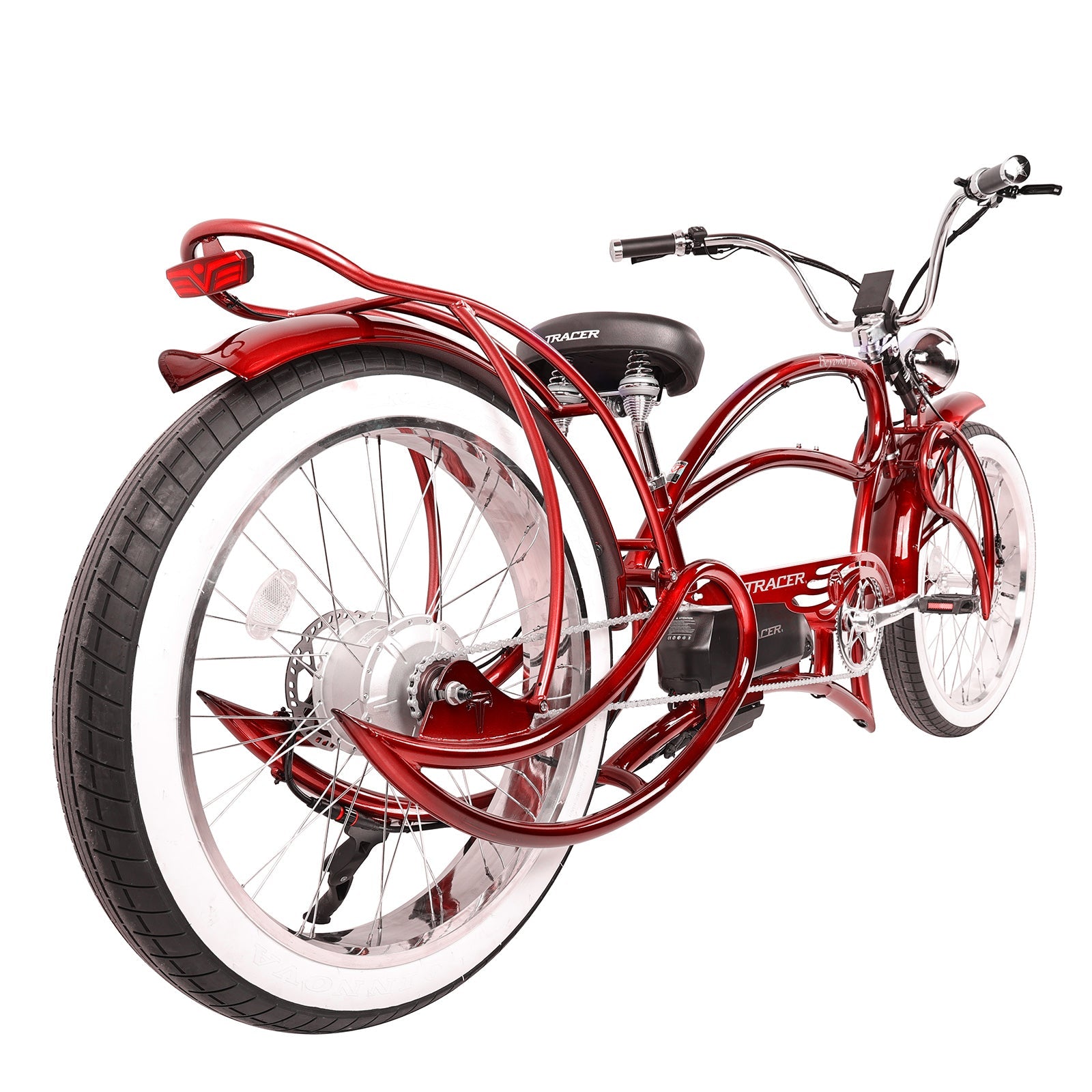 Tracer Beyond Pro 800W 26'' Classic Stretch Chopper EBike Tracer Bikes