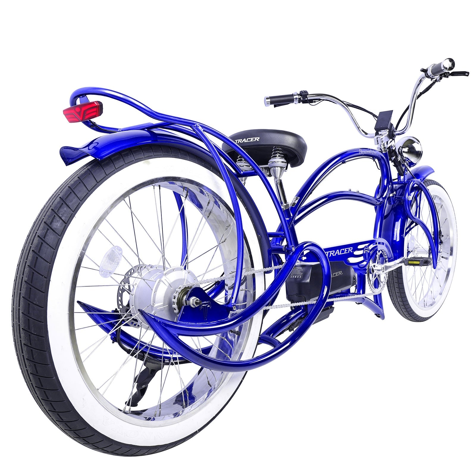 Tracer Beyond Pro 800W 26'' Classic Stretch Chopper EBike Tracer Bikes