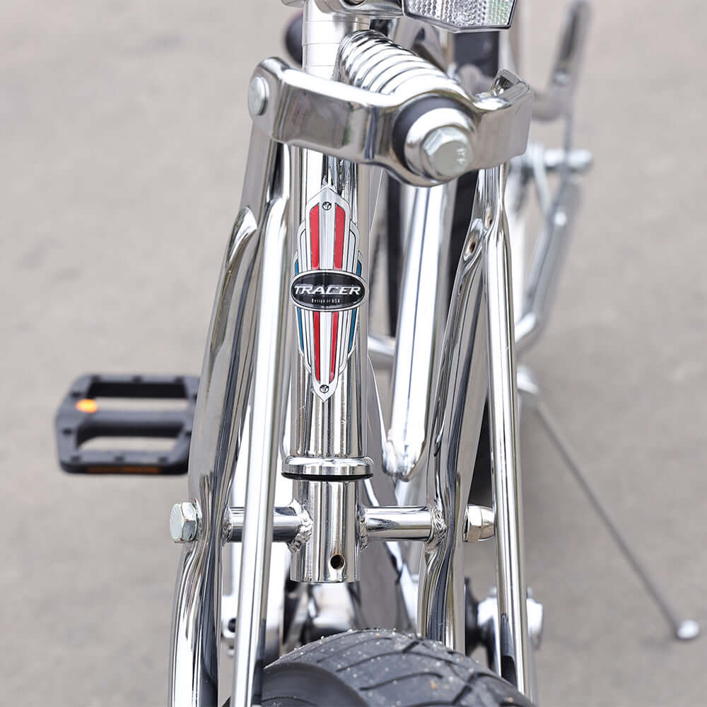 Master 2.0 GS Chrome Stretch Cruiser Bike 20 inch