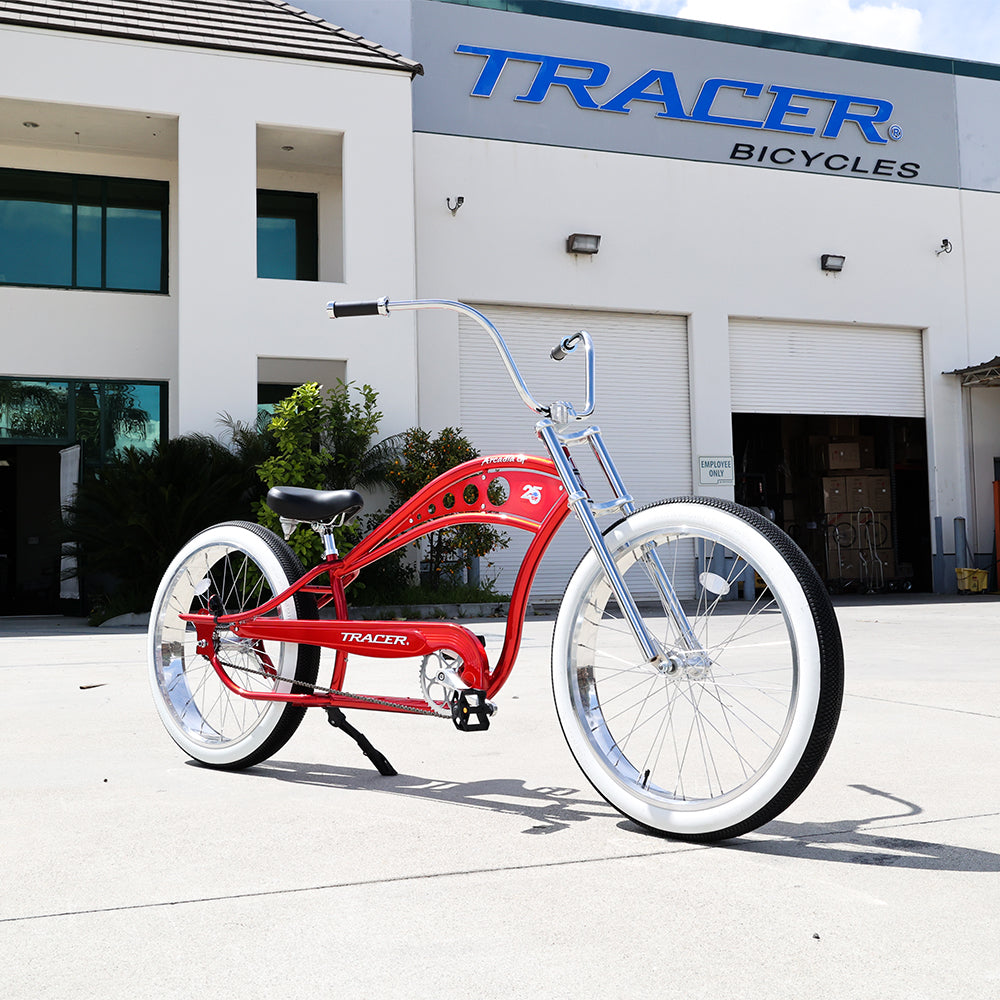 Tracer Arcadia GT Chopper Cruiser Bike 1 Speed Tracer Bikes