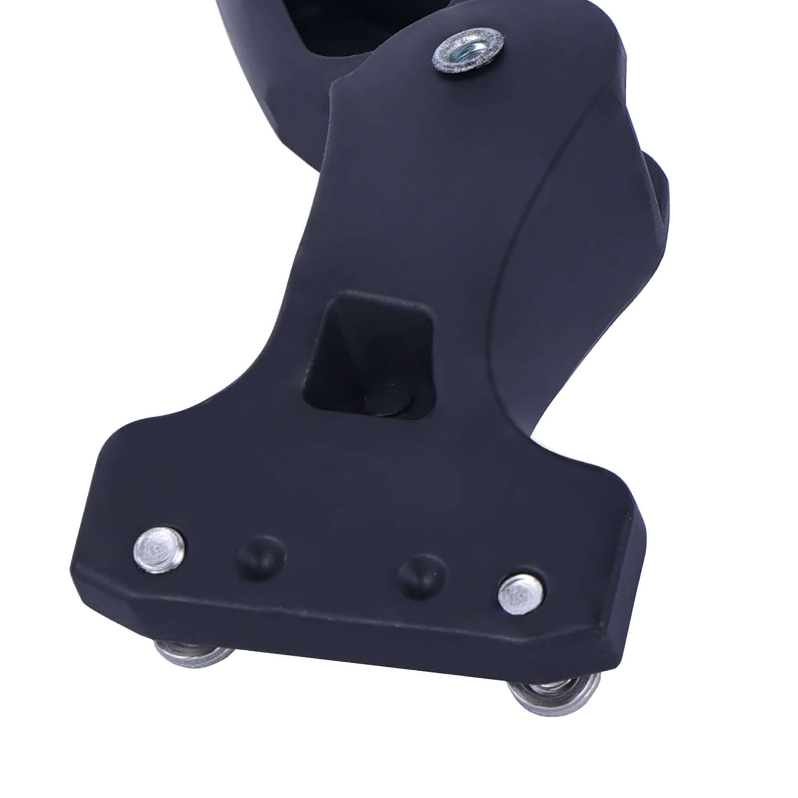 Close-up of HRA-01B durable bicycle kickstand showcasing its sturdy design and mounting features.