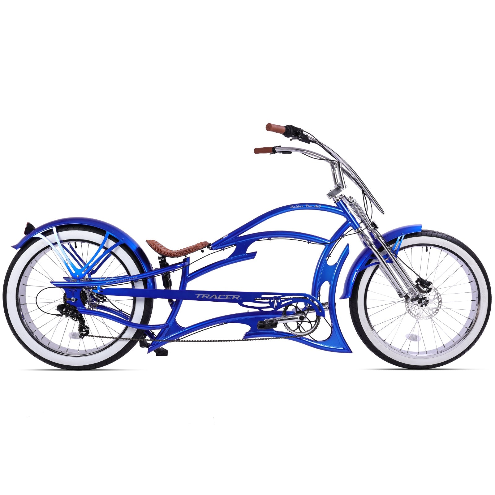 Raider Pro DS7 Stretch Chopper Cruiser Bike Tracer Bikes