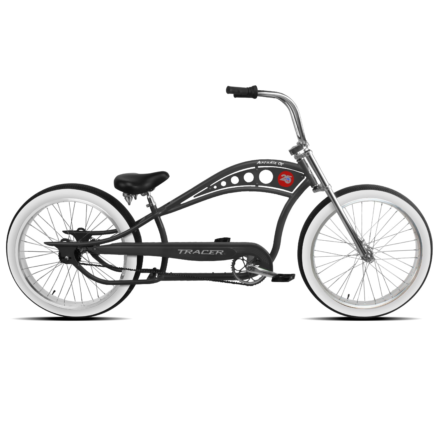 Bicicleta de crucero Tracer Arcadia GT Chopper de 1 velocidad