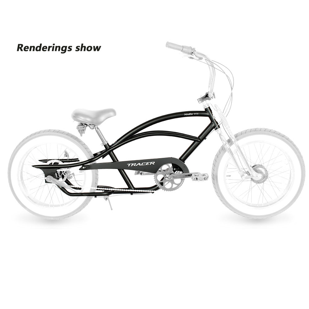 Tracer FM-Master20, 20'' x3'' Stretch Cruiser Steel Frame and Chain Guard