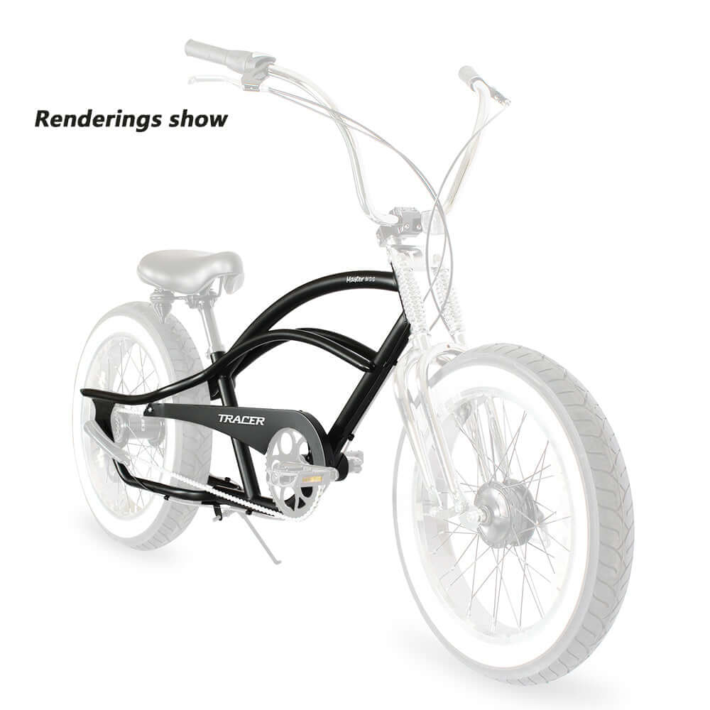 Tracer FM-Master20, 20'' x3'' Stretch Cruiser Steel Frame and Chain Guard