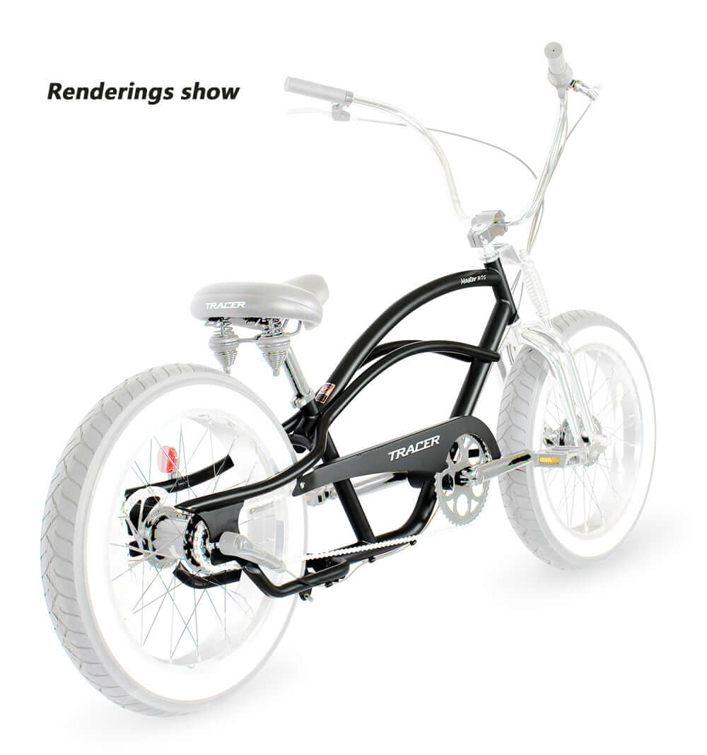 Tracer FM-Master20, 20'' x3'' Stretch Cruiser Steel Frame and Chain Guard