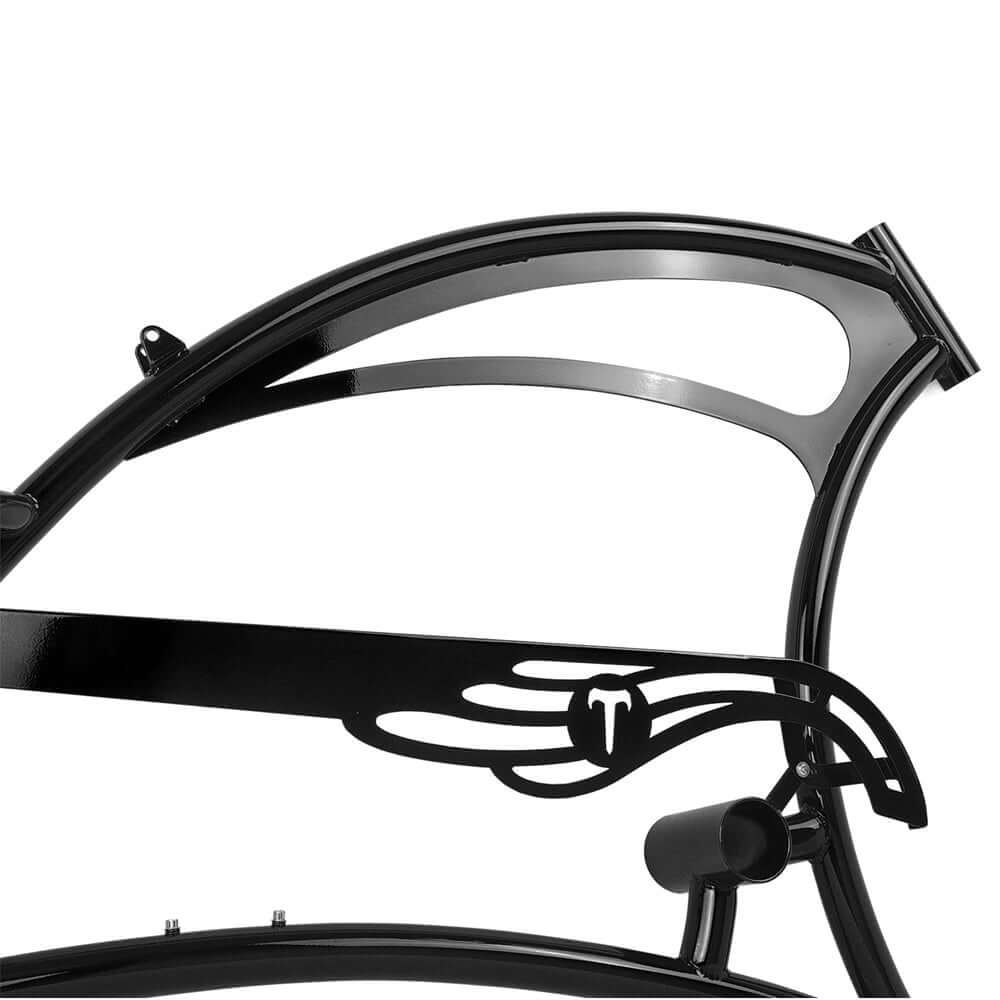 Tracer scorpion 26" chopper cruiser bike frame with stylish design and oversized steel construction.