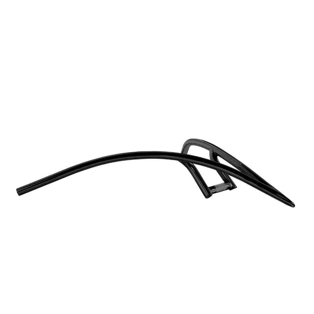 Tracer HB-TB-VS800220 V-Type Steel Handlebar 750x650x22.2x1.4T, featuring 95mm horizontal pipe length.