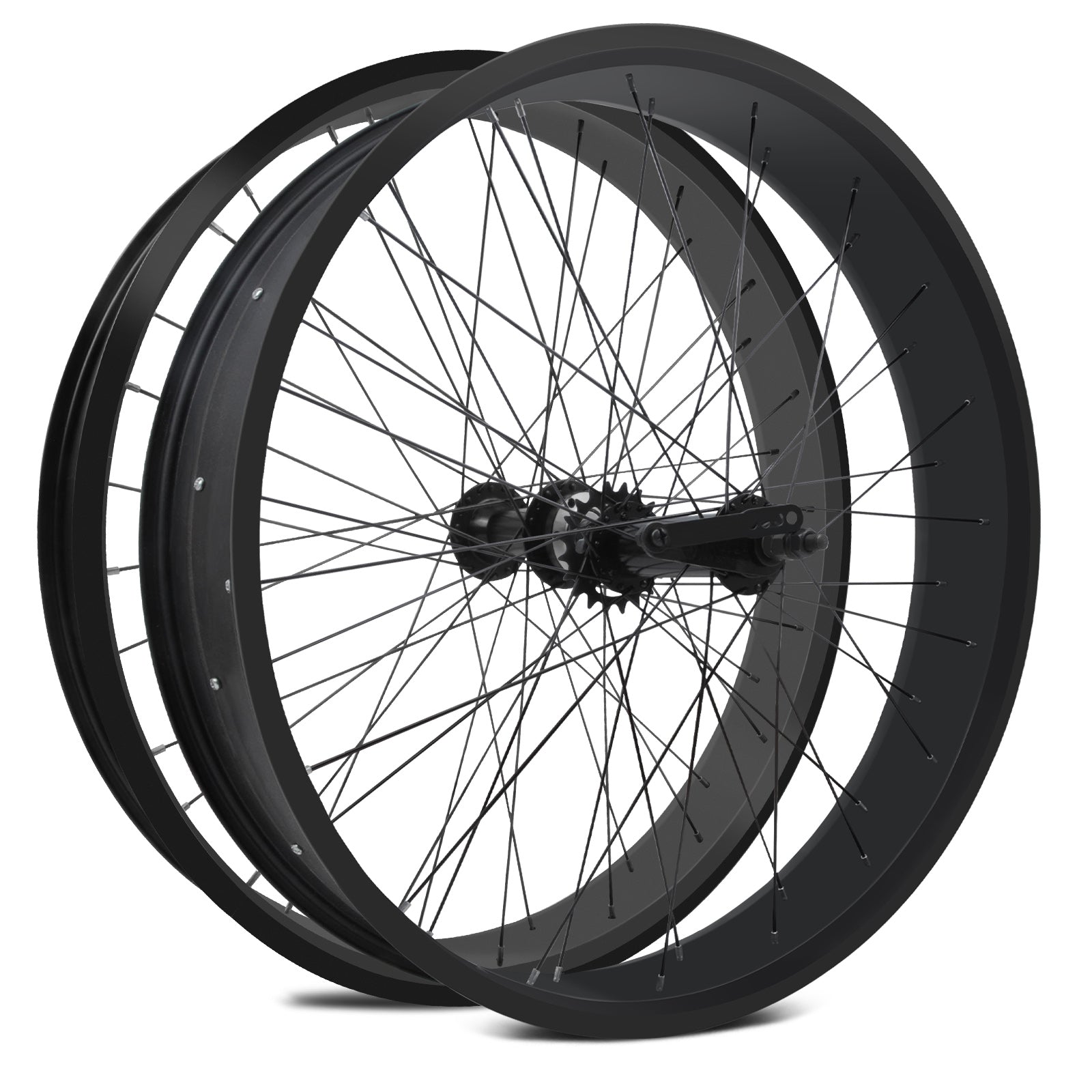 Tracer WH-T952636C Alloy FAT Rims Wheel Set for 26"x3.0,4.0 tire  single-Speed