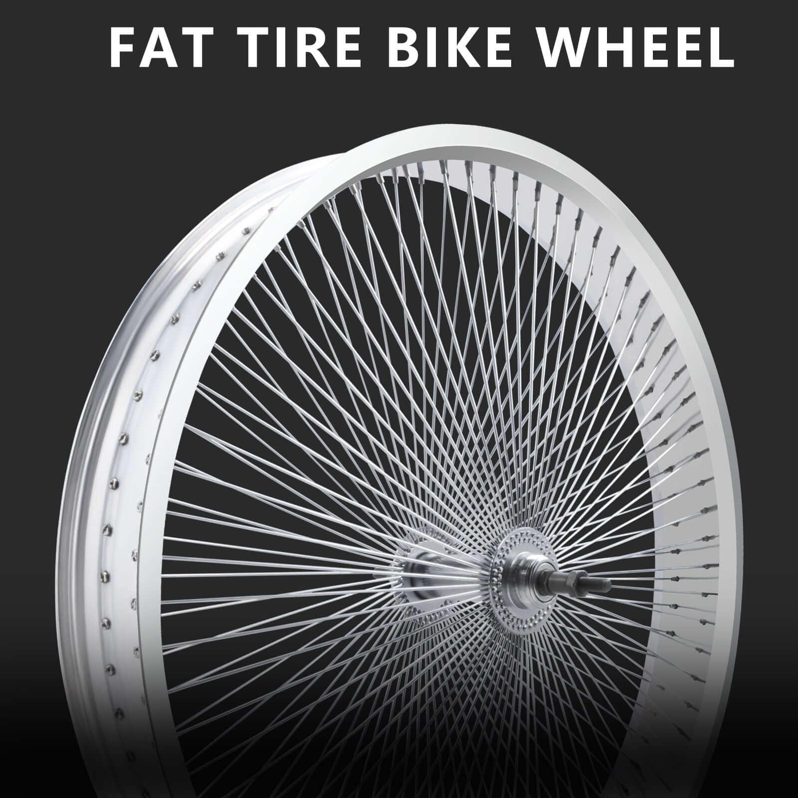 Tracer WH-TR7526140D7 26*13G*140H Fat Tire Rimset/Wheelset 7 speed