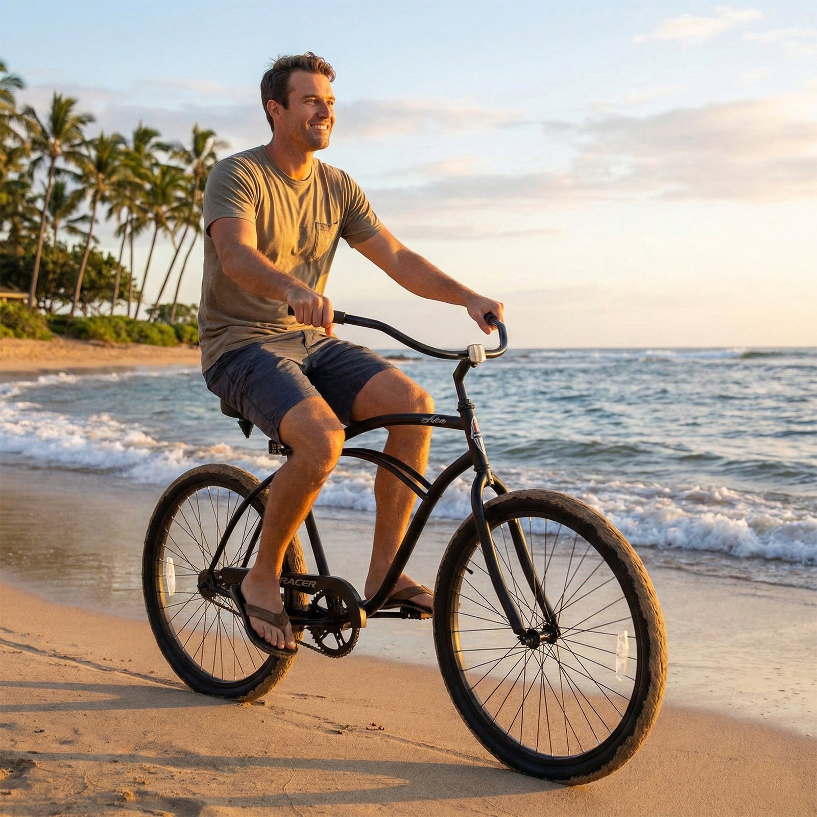 Tracer ACE-M 26" Beach Cruiser Bikes Single Speed for MEN Tracer Bikes