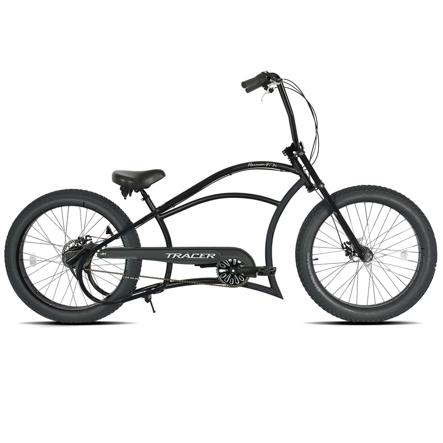 Tracer Harman 3i 26'' Vintage Internal 3-Speed Chopper Stretch Fat Tire Bike