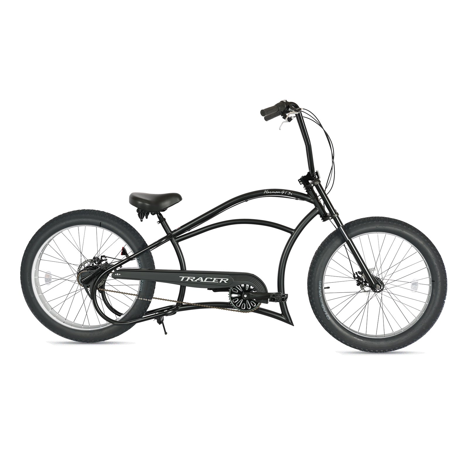 Tracer Harman 3i 26'' Vintage Internal 3-Speed Chopper Stretch Fat Tire Bike