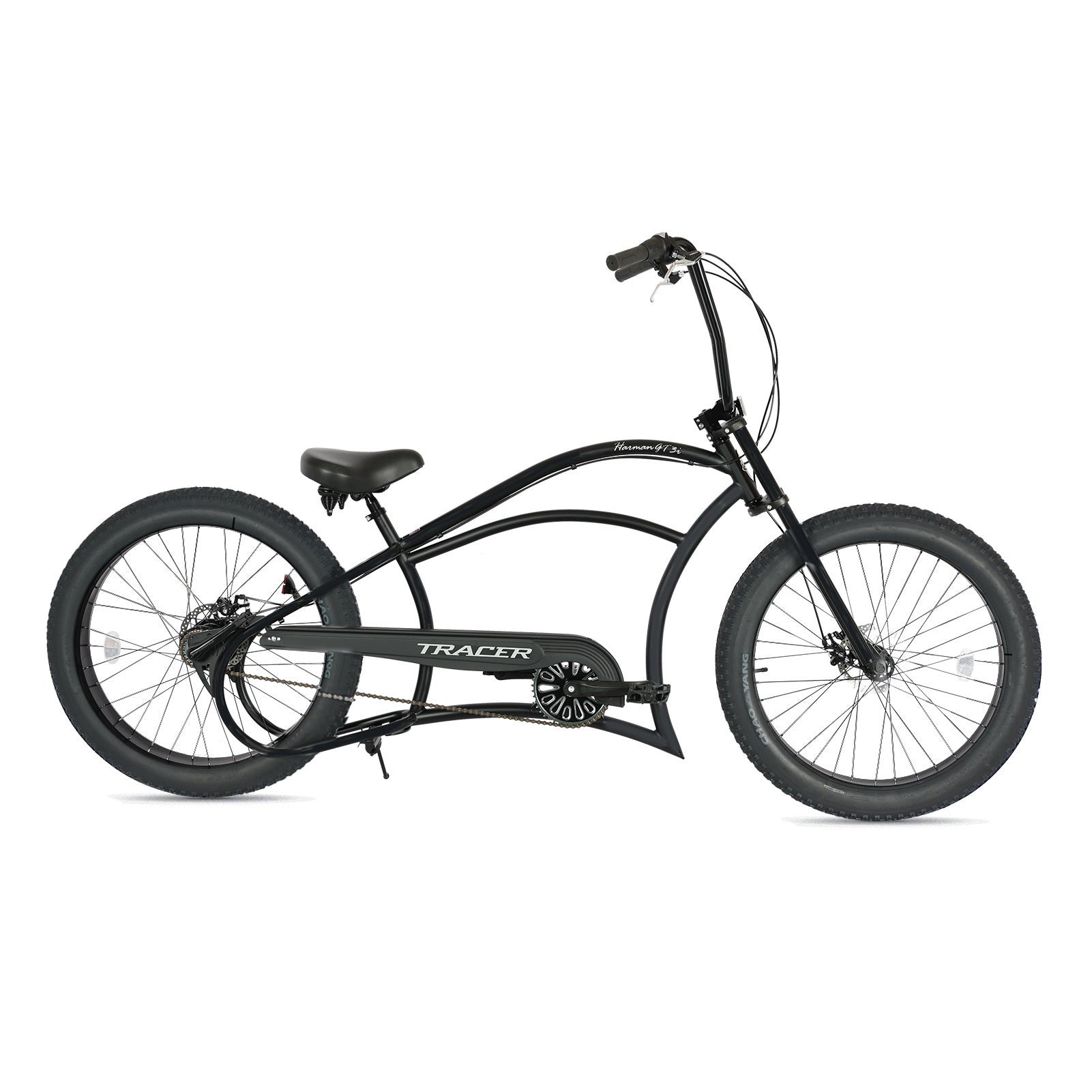 Tracer Harman 3i 26'' Vintage Internal 3-Speed Chopper Stretch Fat Tire Bike