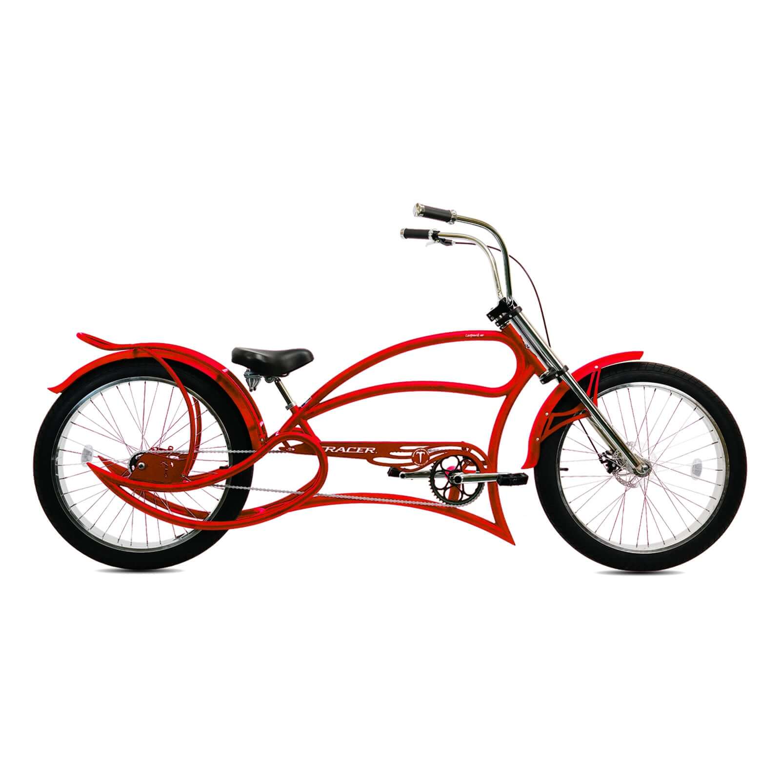 Tracer Leopard GT Chopper Stretch Cruiser Bikes