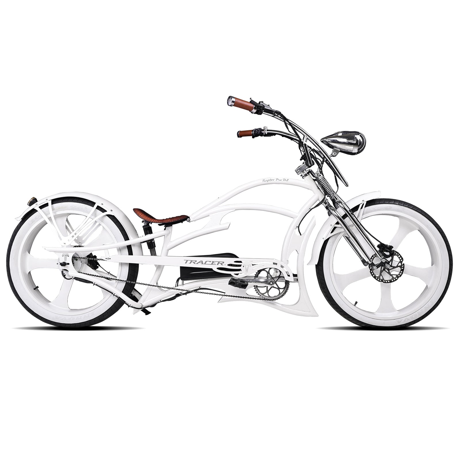 Raptor Pro DS 800W Stretch Cruiser Ebike