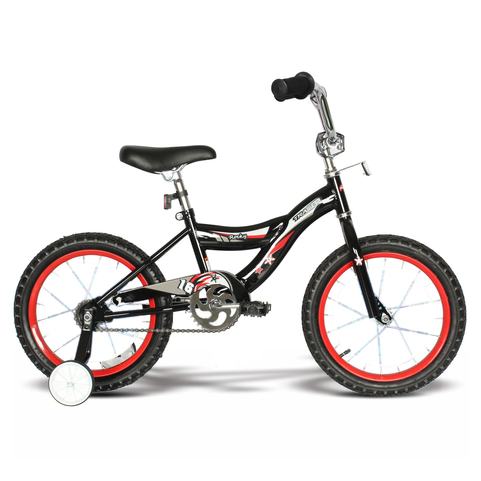 Tracer Rocky 16-inch Kids Bike with Training Wheels.