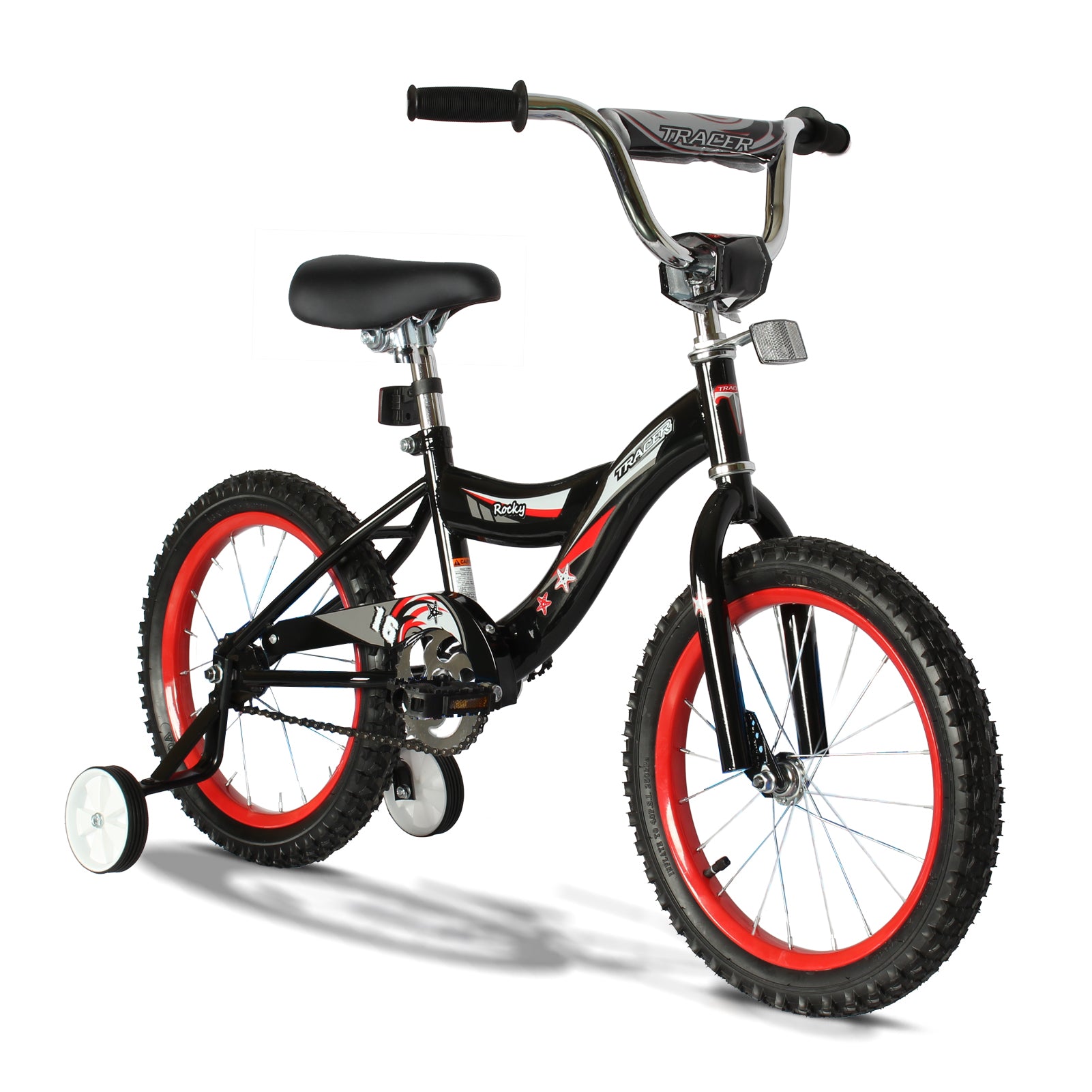 Tracer Rocky 16-inch Kids Bike with Training Wheels.
