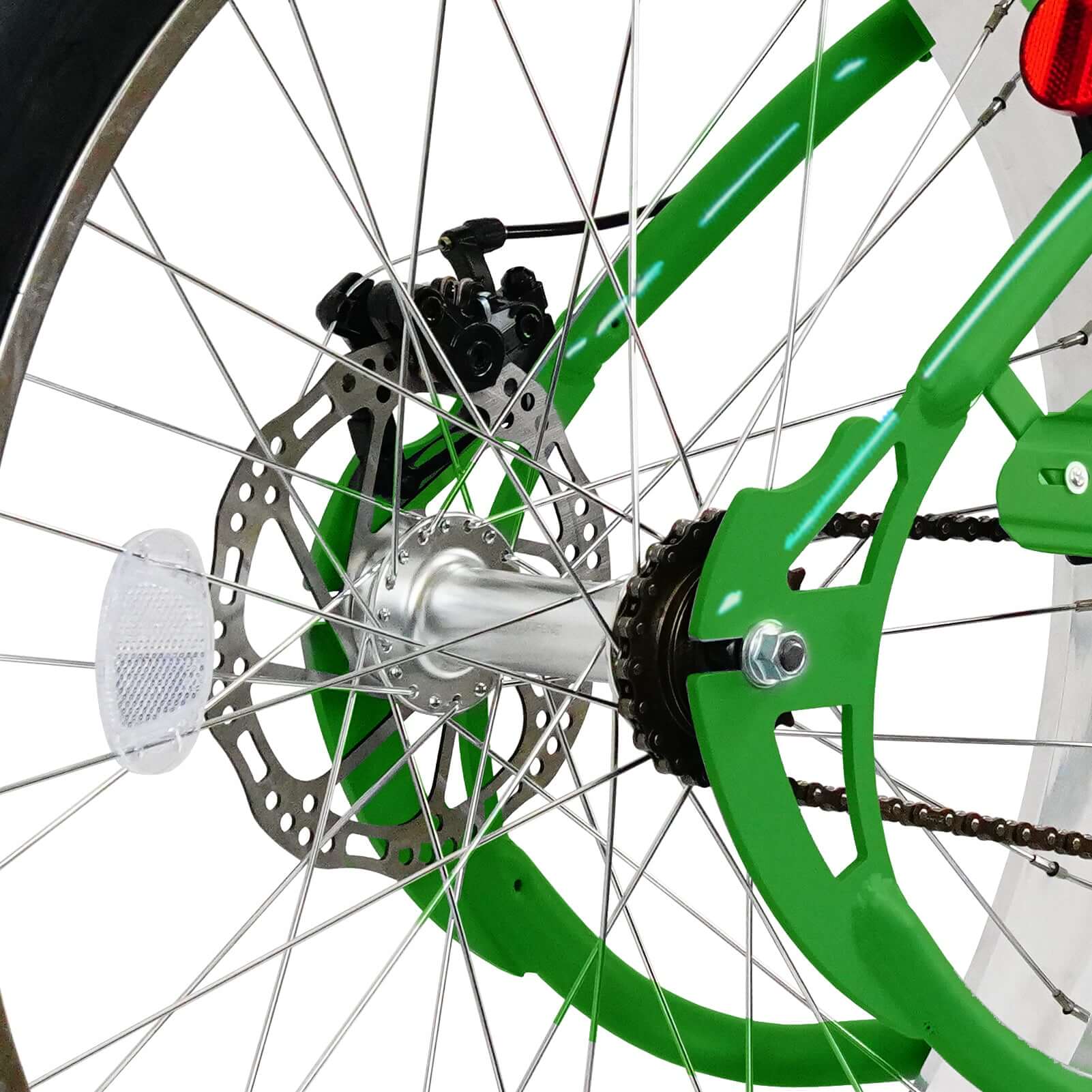 Tracer Santak GT 26" Chopper Stretch Cruiser Fat Tire Bike Oversized Frame Single Speed - Tracer Bikes