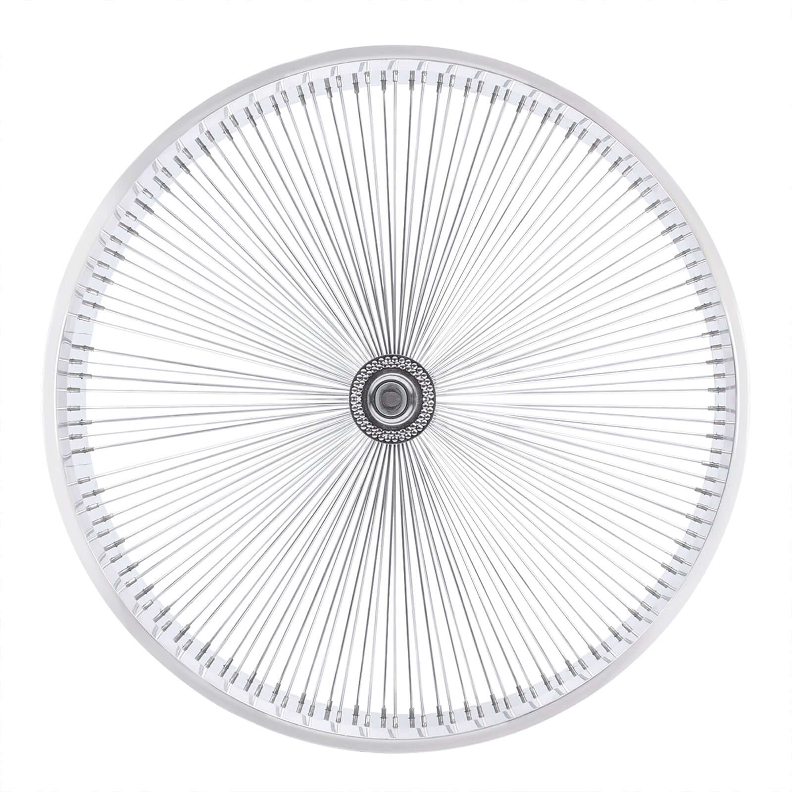 Tracer WH-TR7526140 26"x3"x13Gx140H Aluminum Polish FAT Rims Wheel Set.
