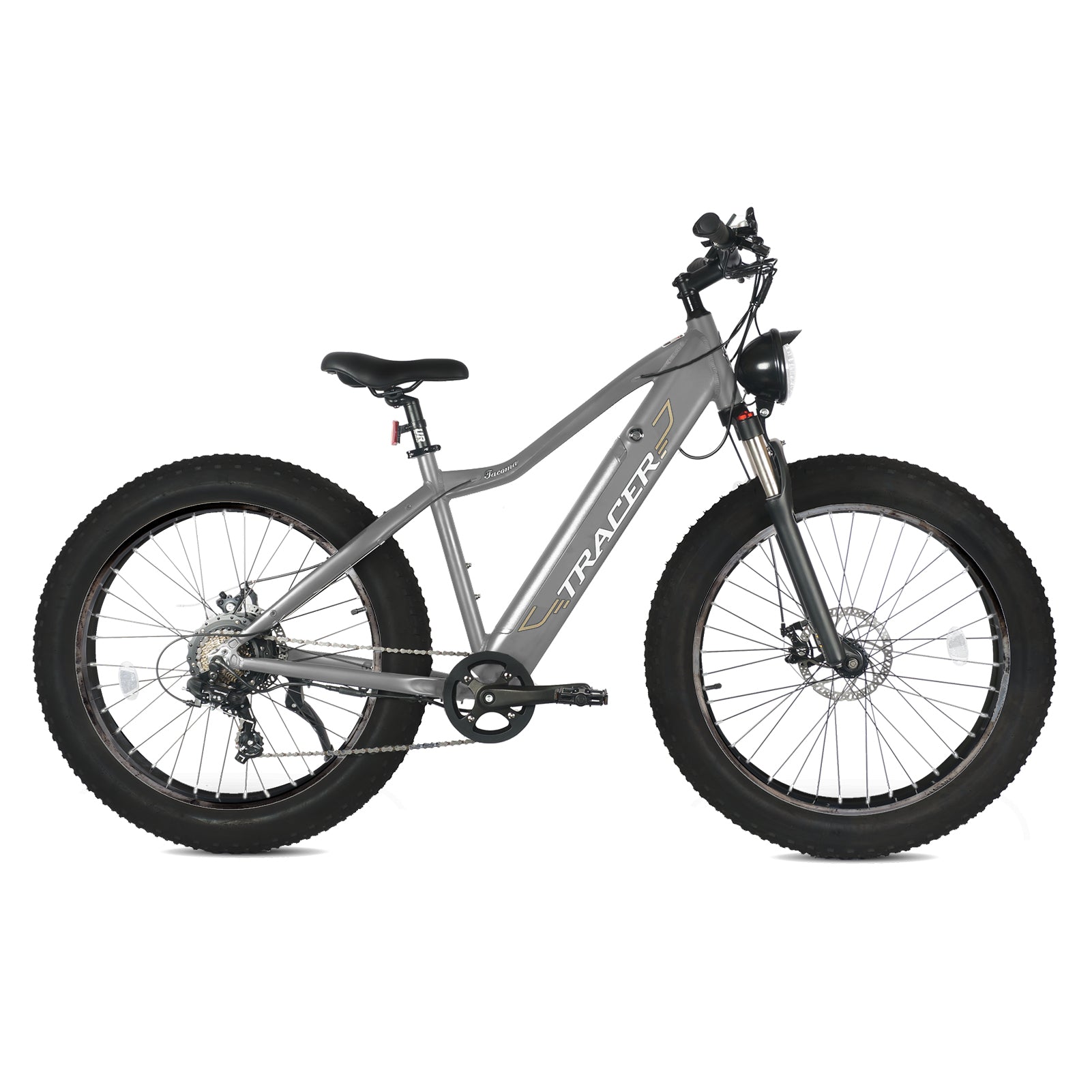 Tracer Tacoma 26" 7 Speed Electric Fat Tire Bike w/ Dual Suspensions.