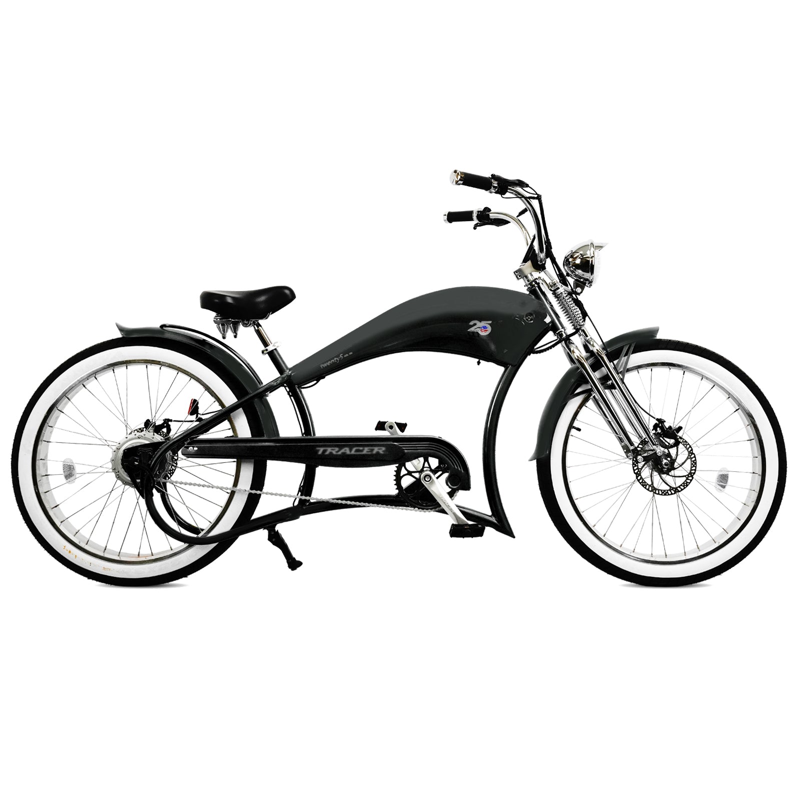 Tracer Twenty5 DS 500W 26" Dual Springer Cruiser E-Bikes
