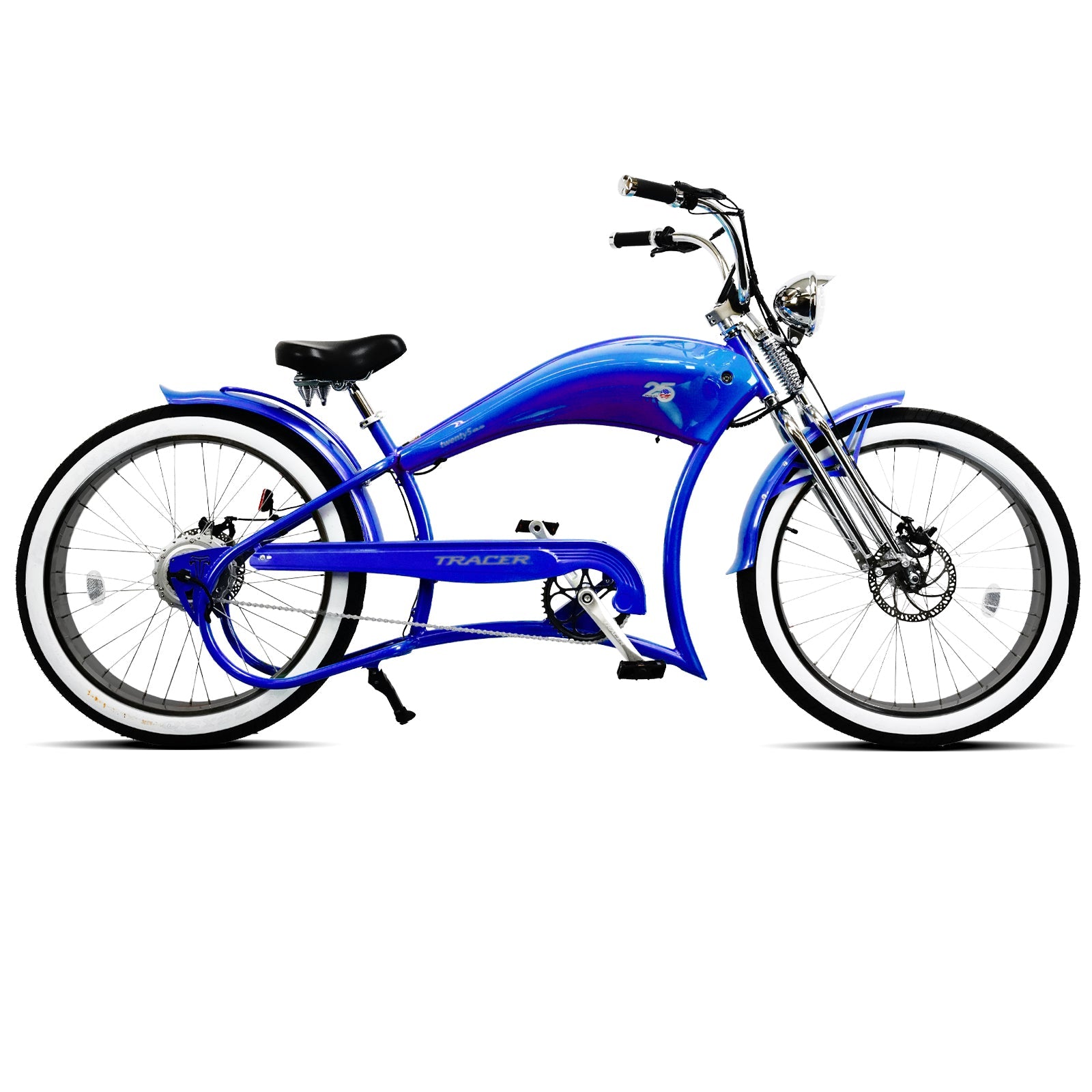 Tracer Twenty5 DS 500W 26" Dual Springer Cruiser EBike Tracer Bikes
