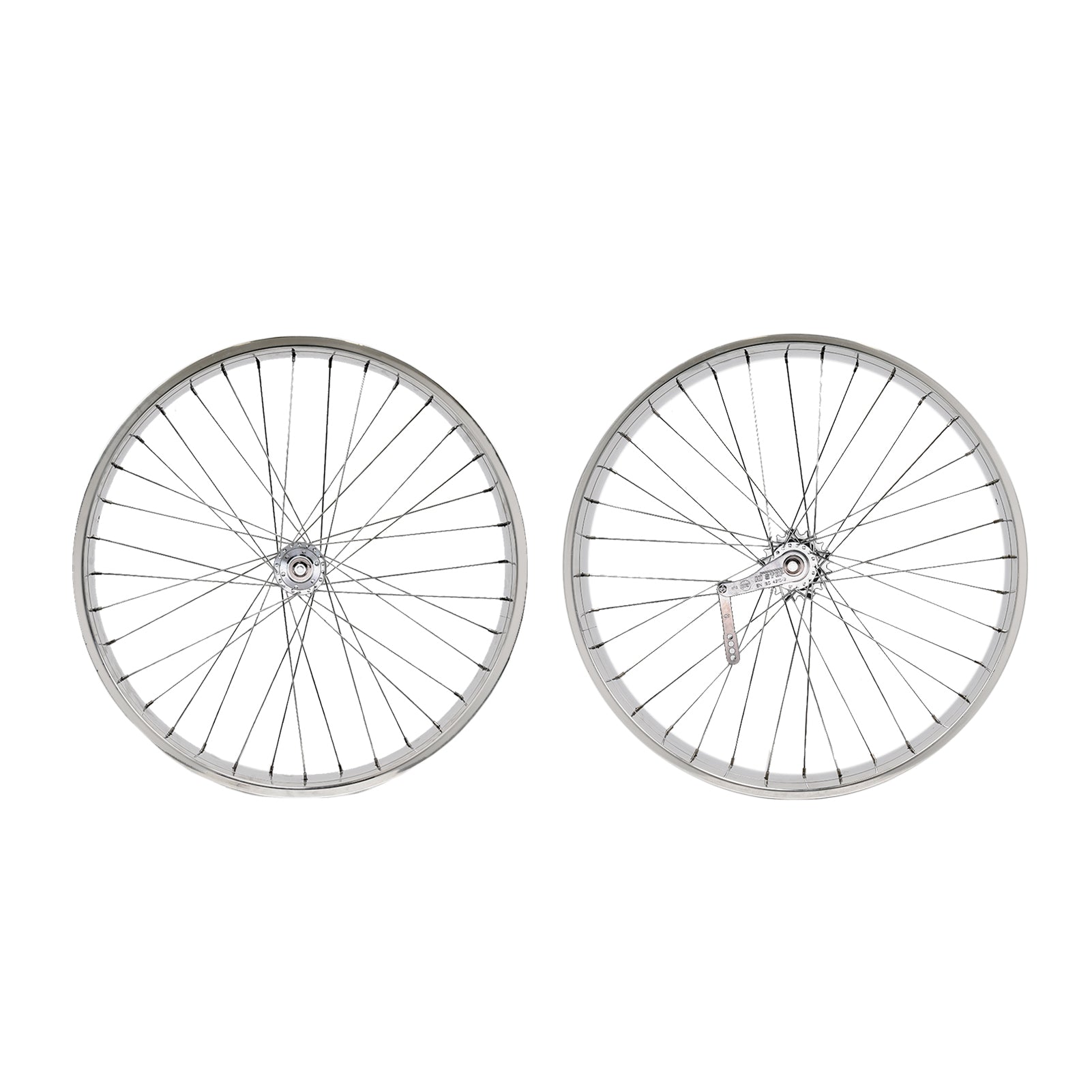 Tracer WH-D4C263613-PL Double Polished Fat Rim Wheelset with Coaster Brake.