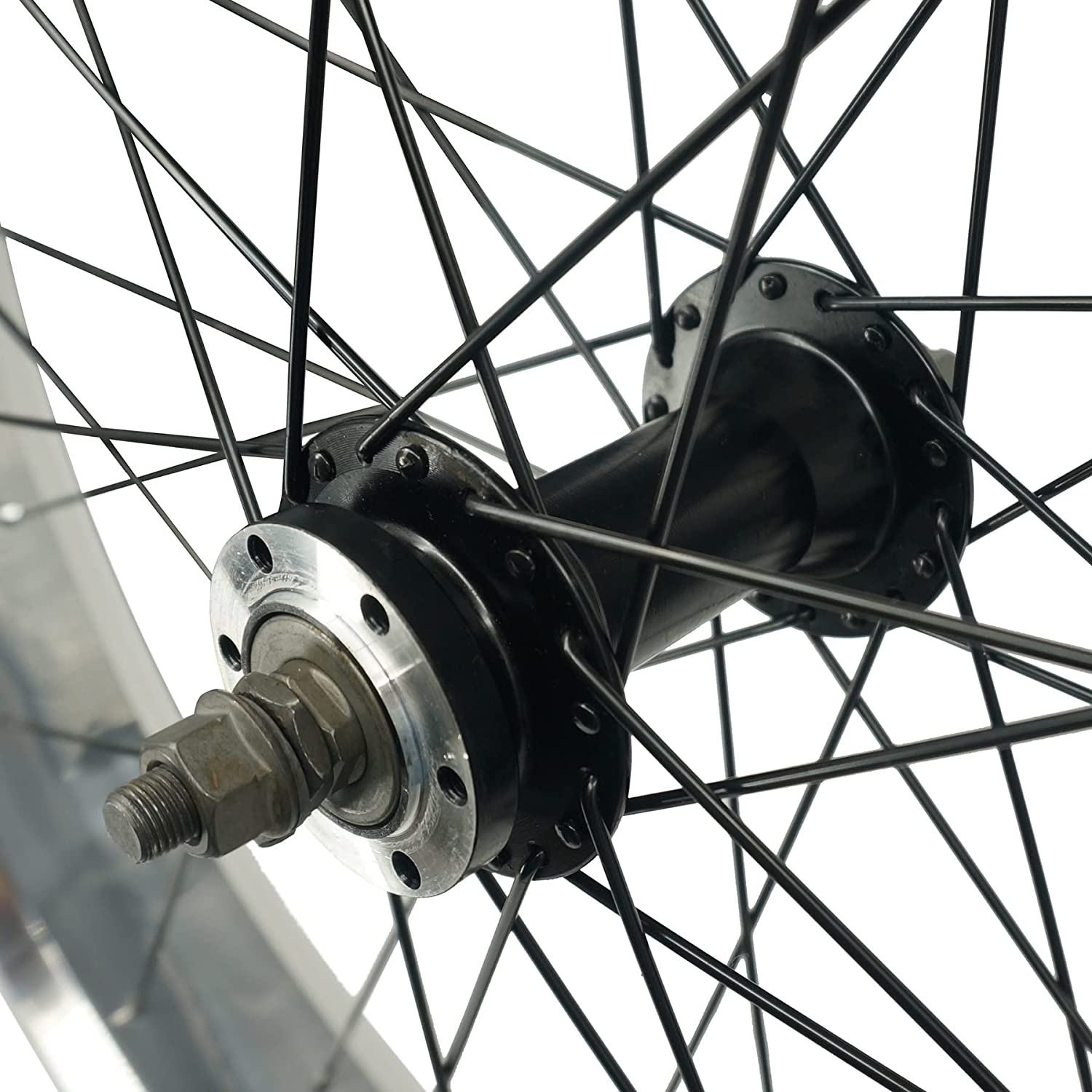 Tracer WH-2640RK3-PLS-B Cruiser Bicycle Wheel Set 26" x4.0 with Sturmey Archer inter-3 Speed Aluminum Hubs/Polished