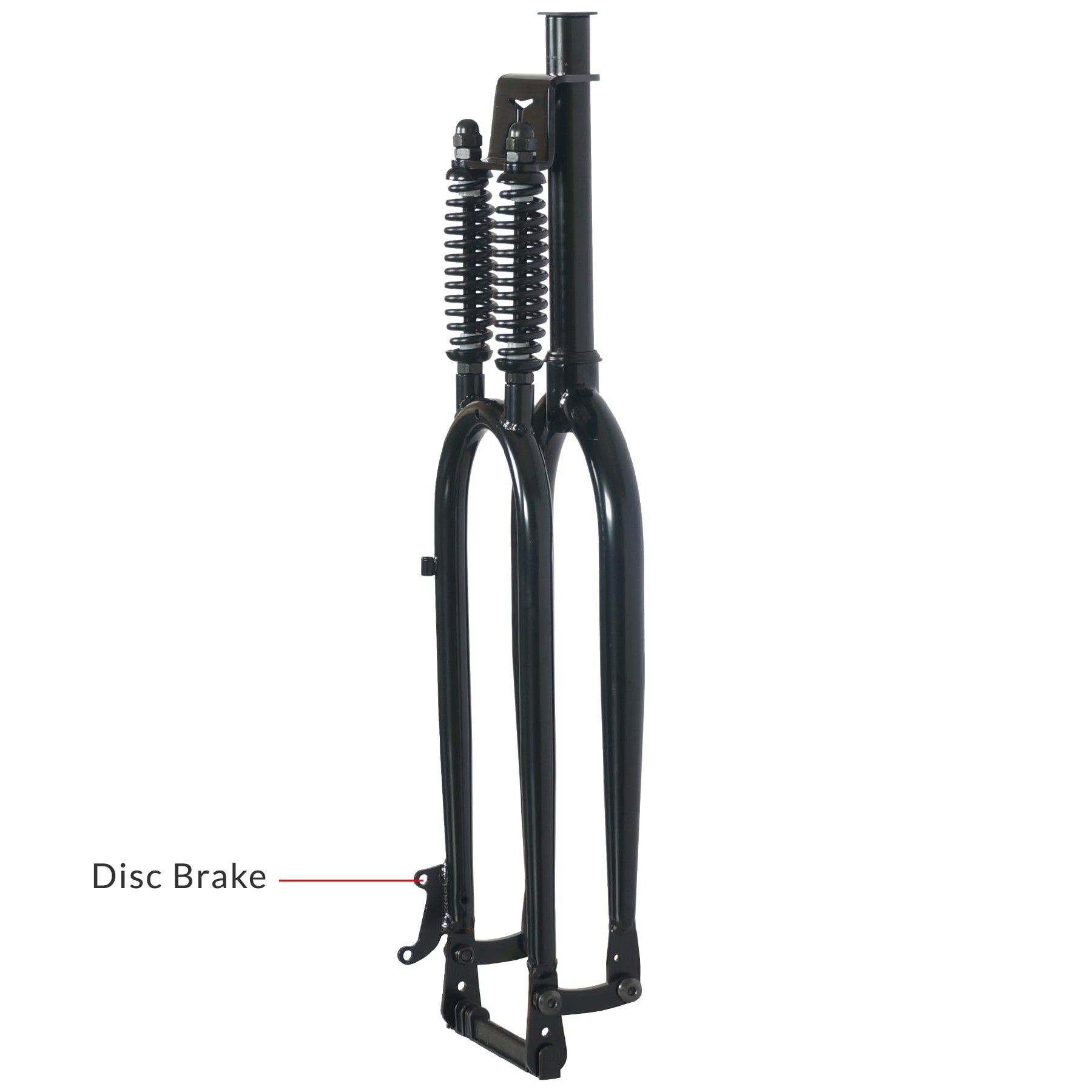 Tracer FK-DS26218135D8, 26" Dual Spring Classic Fork for Disc Brake 1-1/8"
