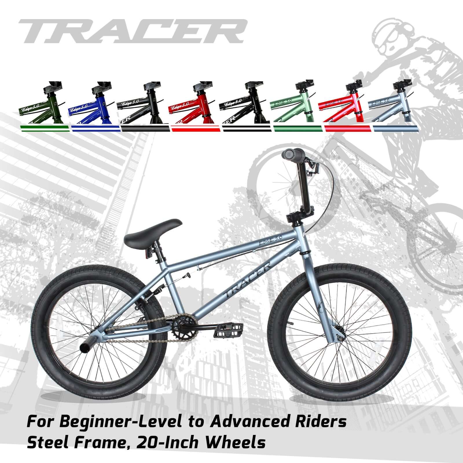 Tracer Edge Freestyle beginner/Professional BMX Bike