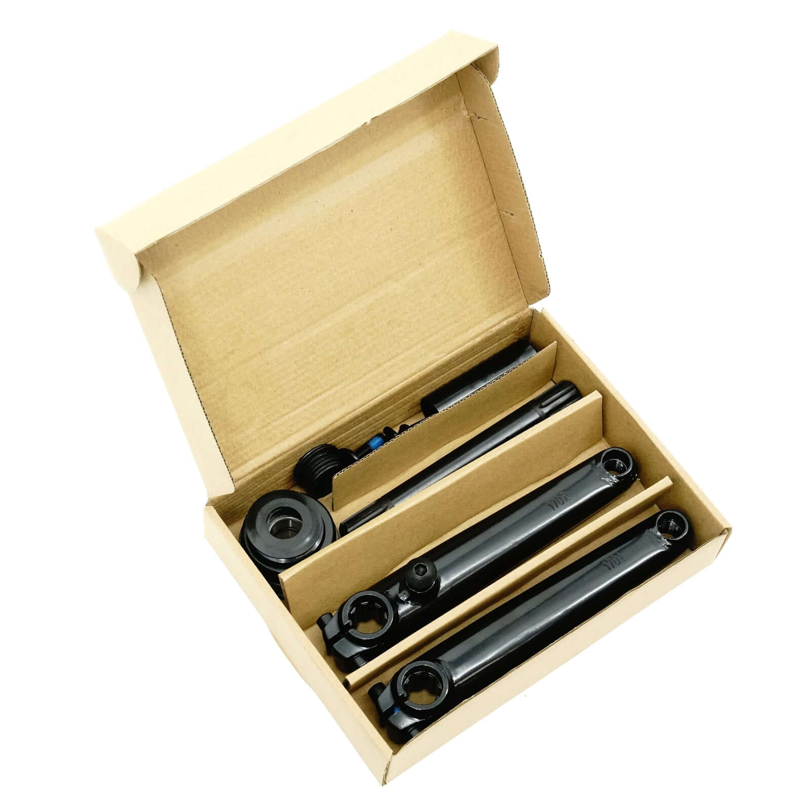 Tracer CS-UBX164-ED, Crank Set Steel 170MM USA/BB 8T Black