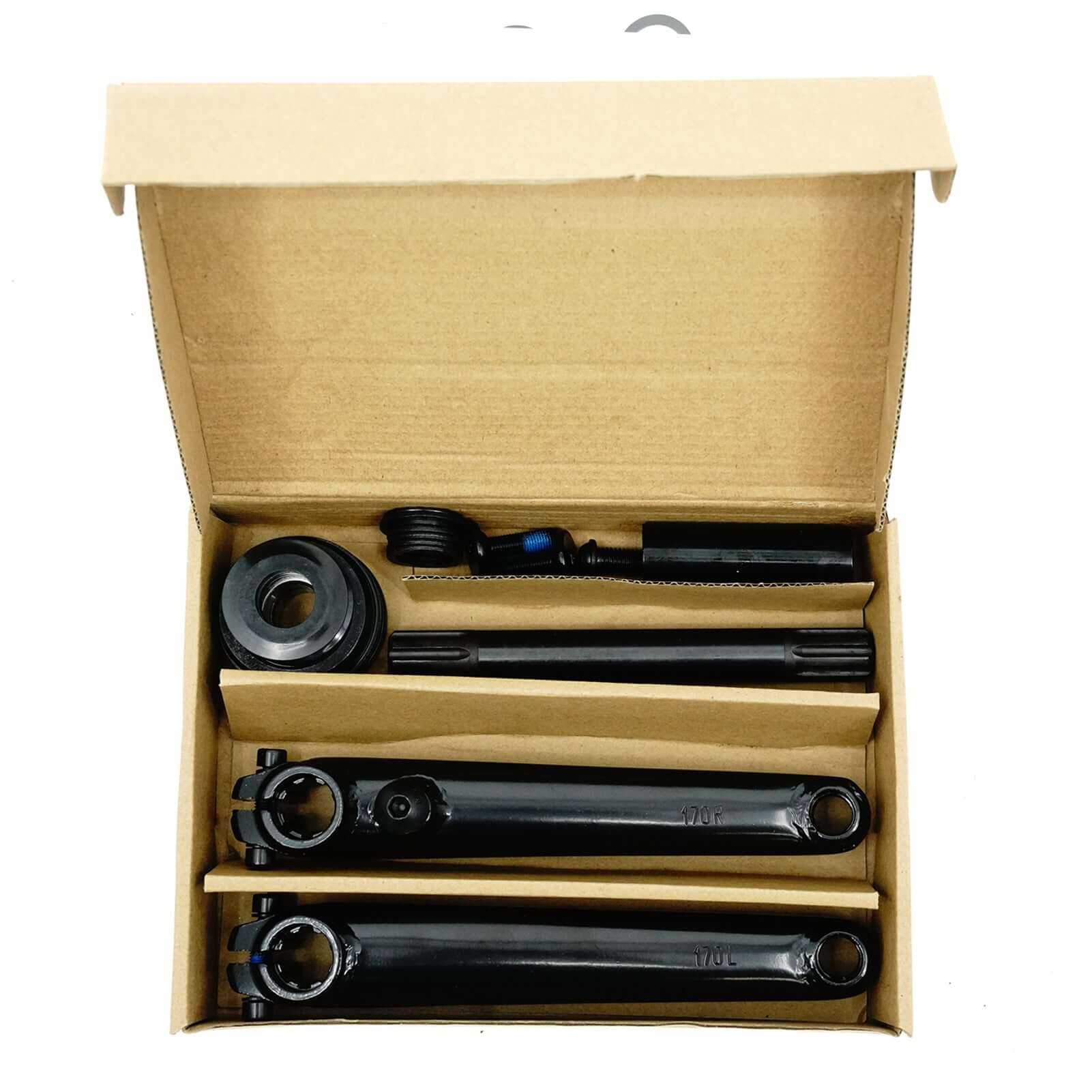 Tracer CS-UBX164-ED, Crank Set Steel 170MM USA/BB 8T Black