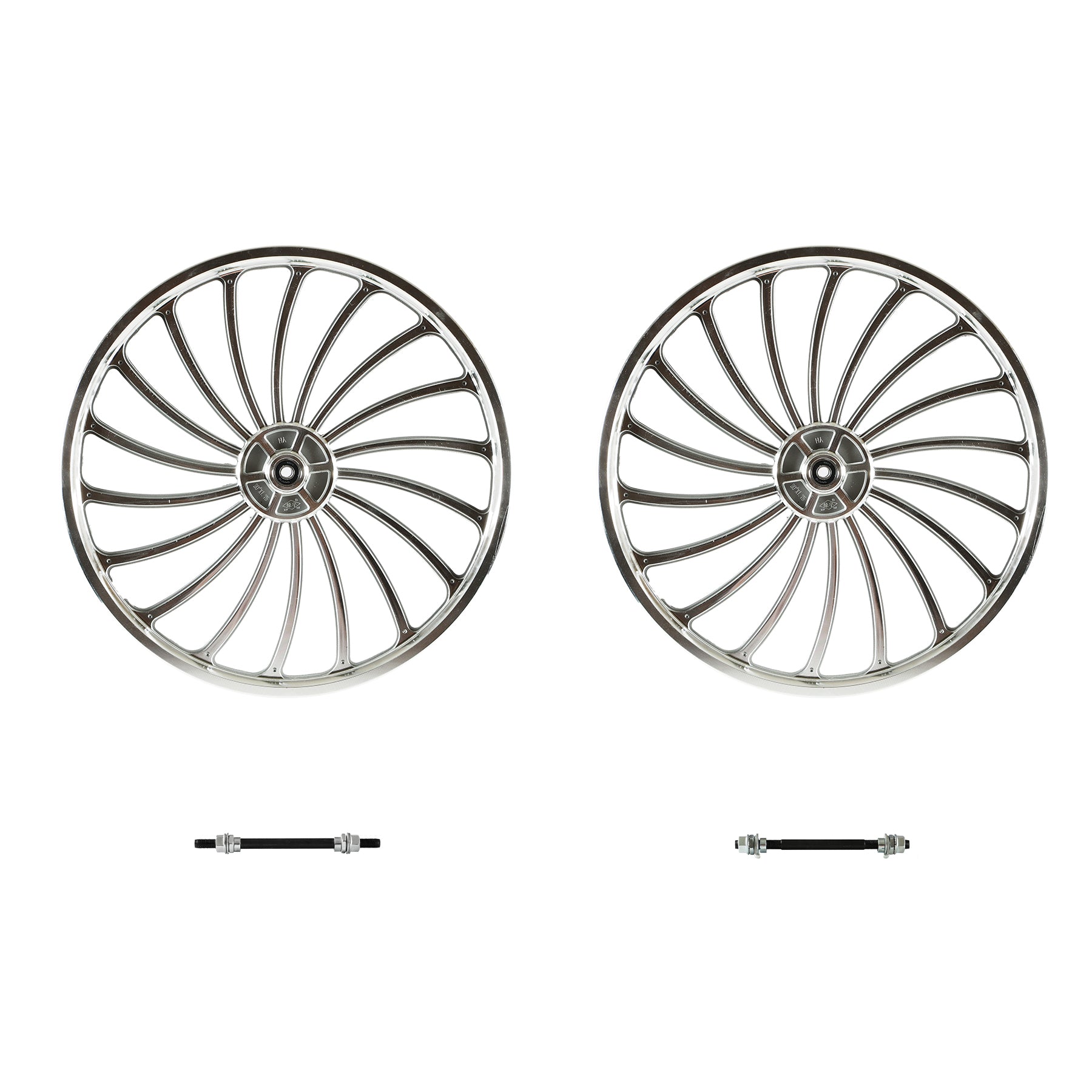 Tracer WH-HY-01 BMX 20'' Wheel Set alloy integrated molding CNC finishing surface.
