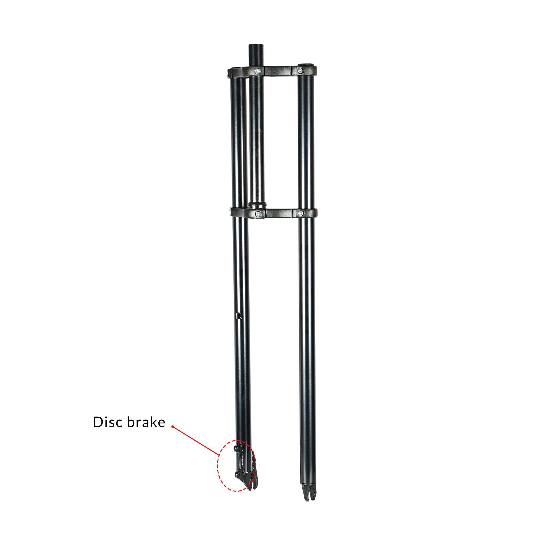Tracer FK-TP80305135D8 Triple Tree Fork For 4.0 tire with Disc Brake 1-1/8" (28.6 mm)