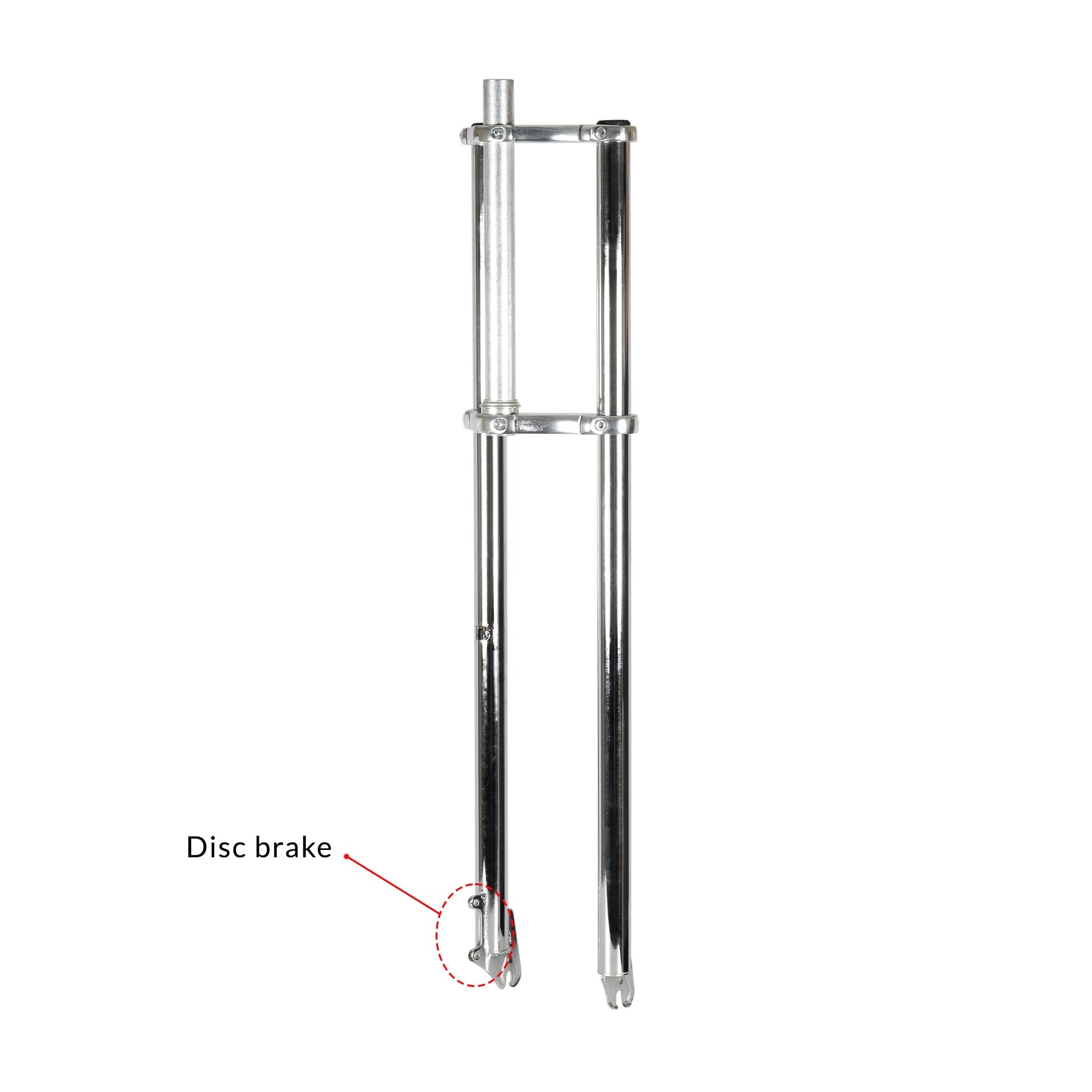 Tracer FK-TP80305135D8 Triple Tree Fork For 4.0 tire with Disc Brake 1-1/8" (28.6 mm)