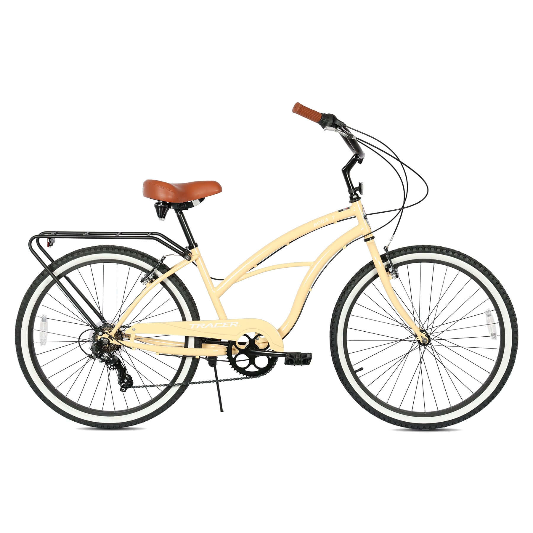 Tracer BORA-7-F 26" Beach Cruiser Bikes 7-Speed for Women