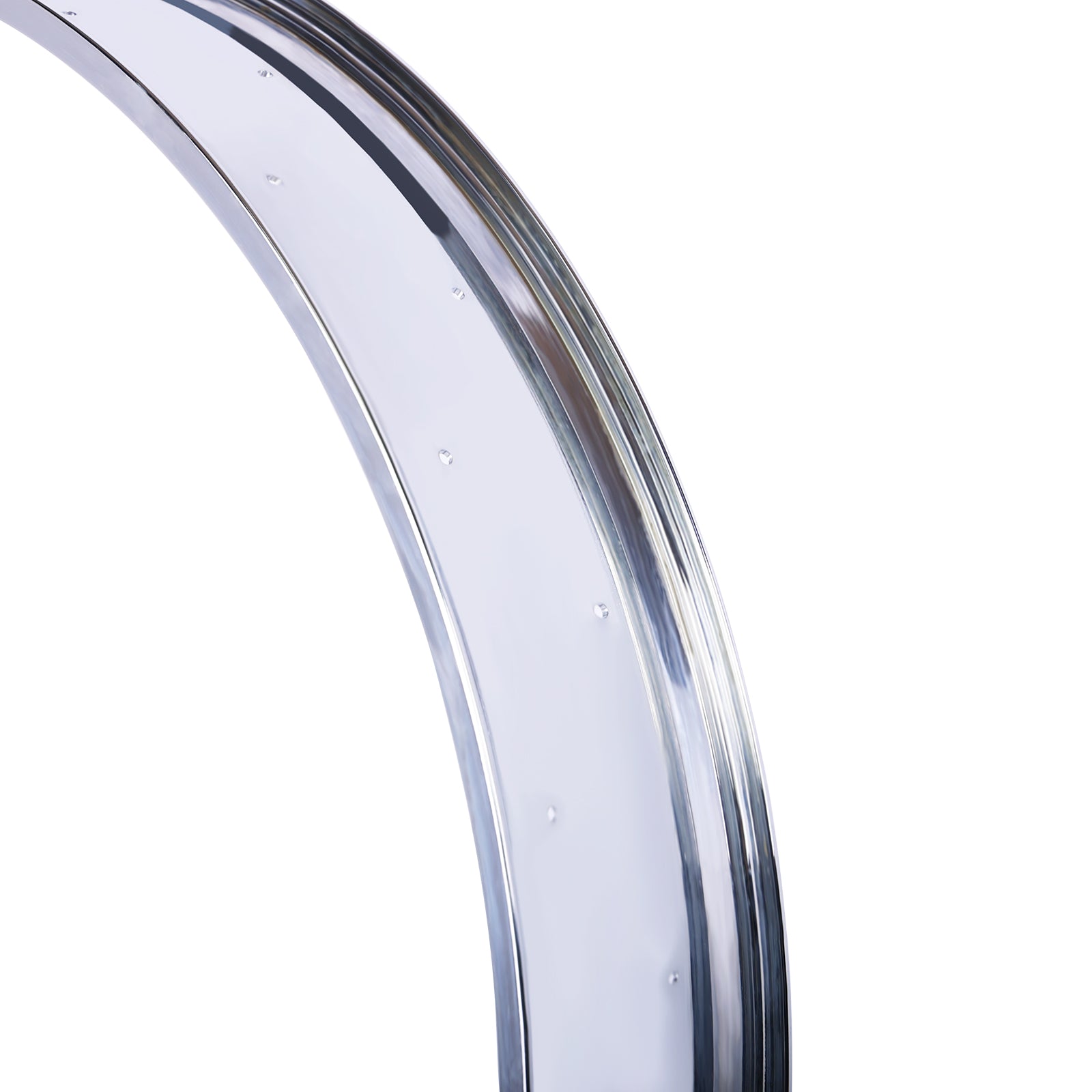 RM-TH752636 Bicycle Fat Mirror Polished Chrome Rim 26" x 3" x 36H 80mm For Cruiser Bike