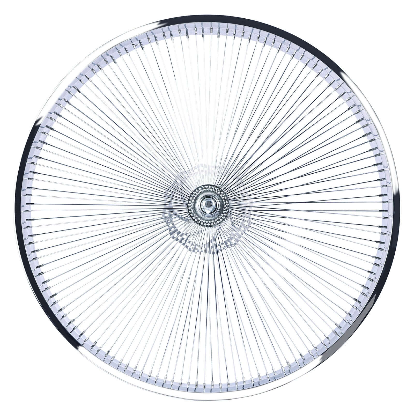 Tracer WH-TH7529140C-CP Mirror Chrome Bike 80mm Fat Rims Wheel Set for 29 inch