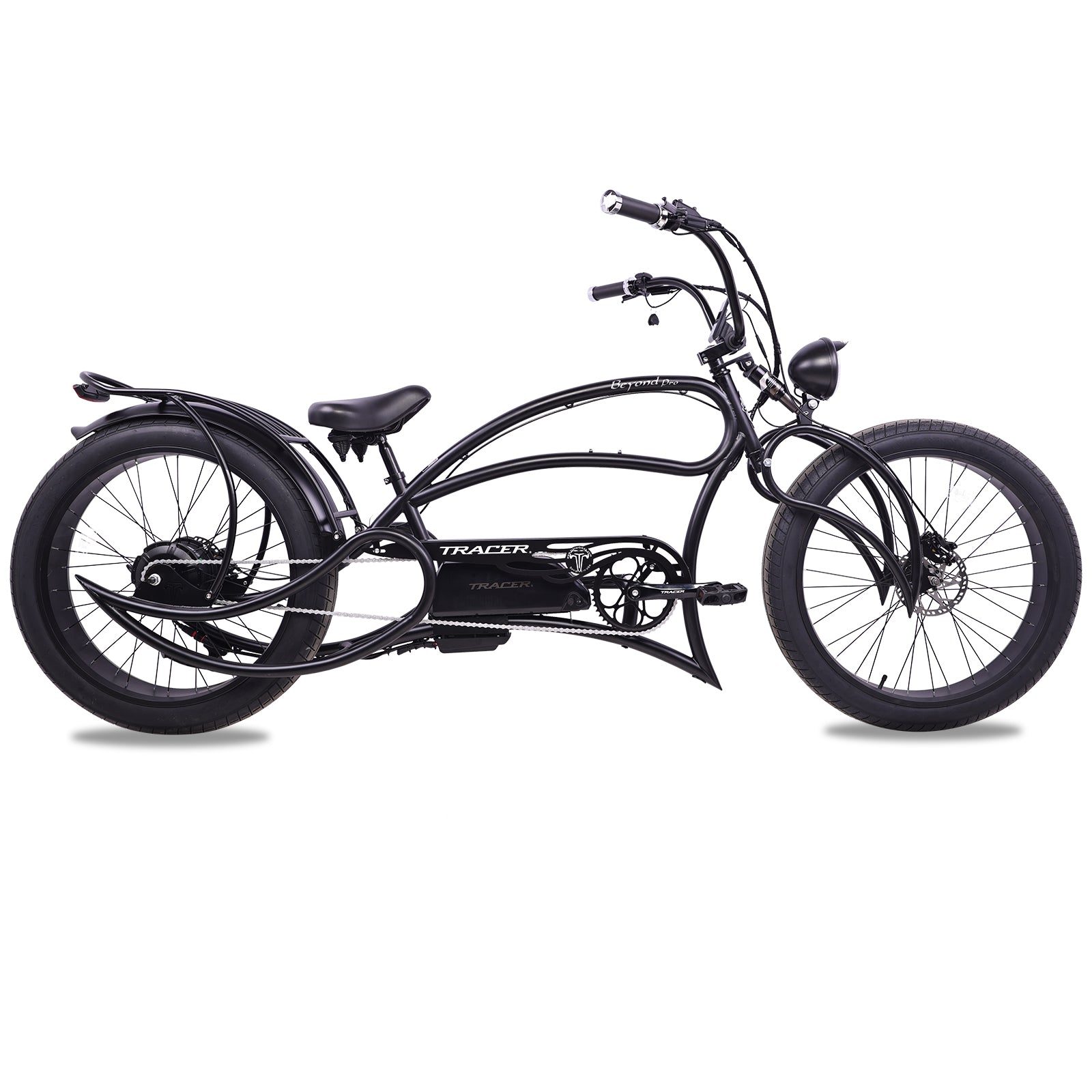 Tracer Beyond Pro 800W 26'' Classic Stretch Chopper EBike