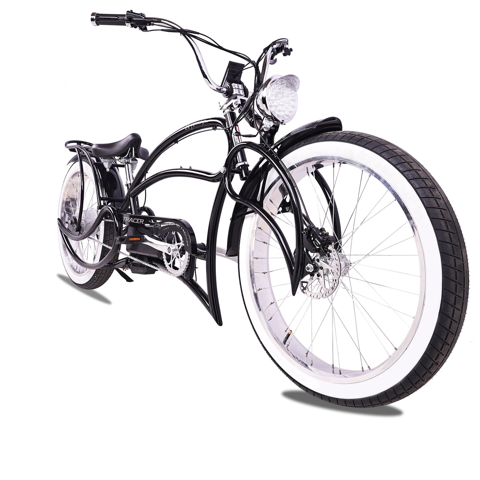 Tracer Beyond Pro 800W 26'' Classic Stretch Chopper EBike