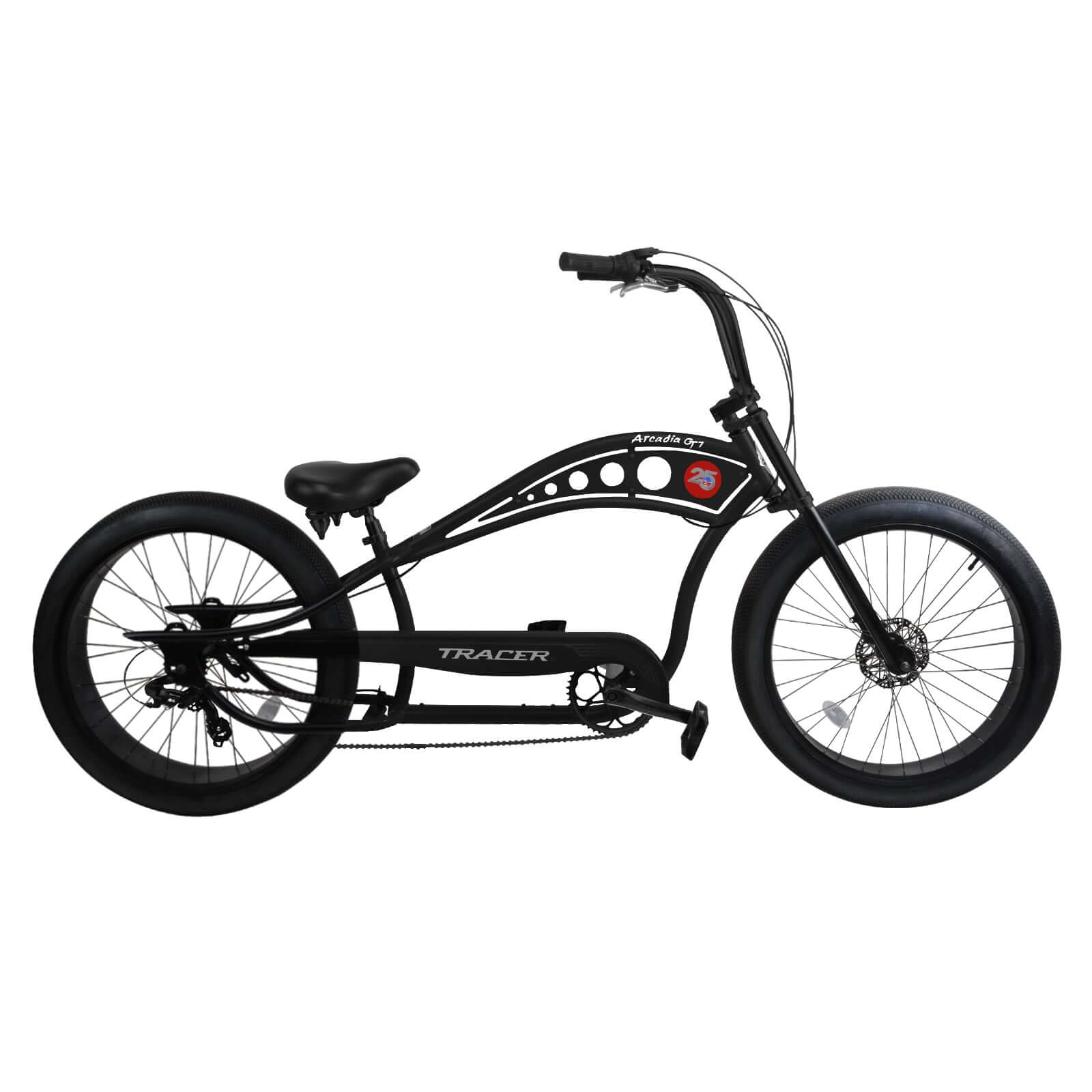 Tracer Arcadia GT7 26” Chopper Cruiser Stretch Bike